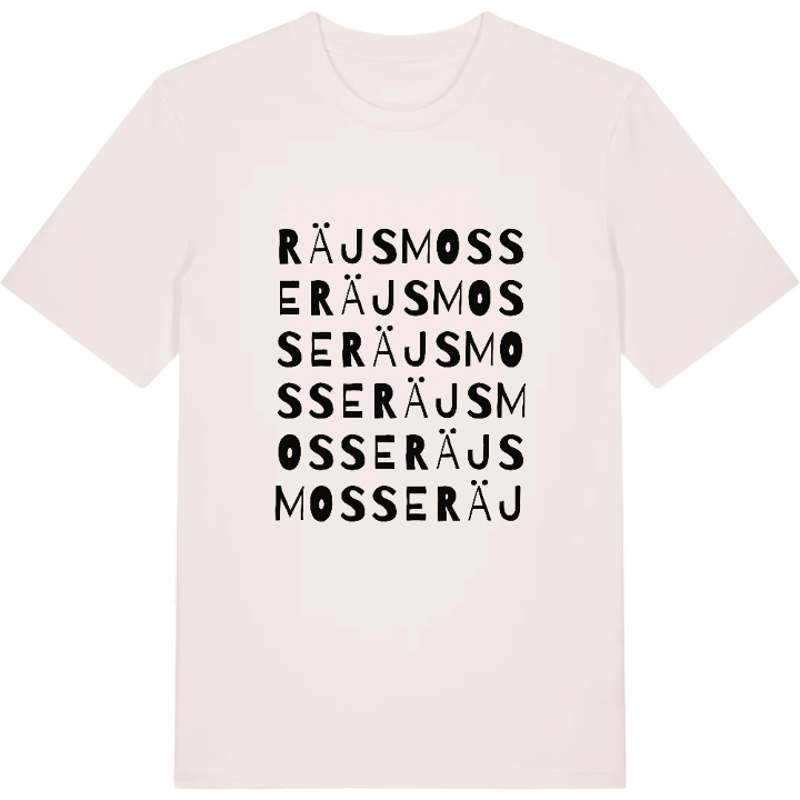Räjs mosse ordlek t-shirt – t-shirt från PinShirt