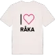 Jag älskar Råka t-shirt stort tryck