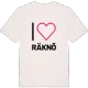 Jag älskar Räknö t-shirt stort tryck