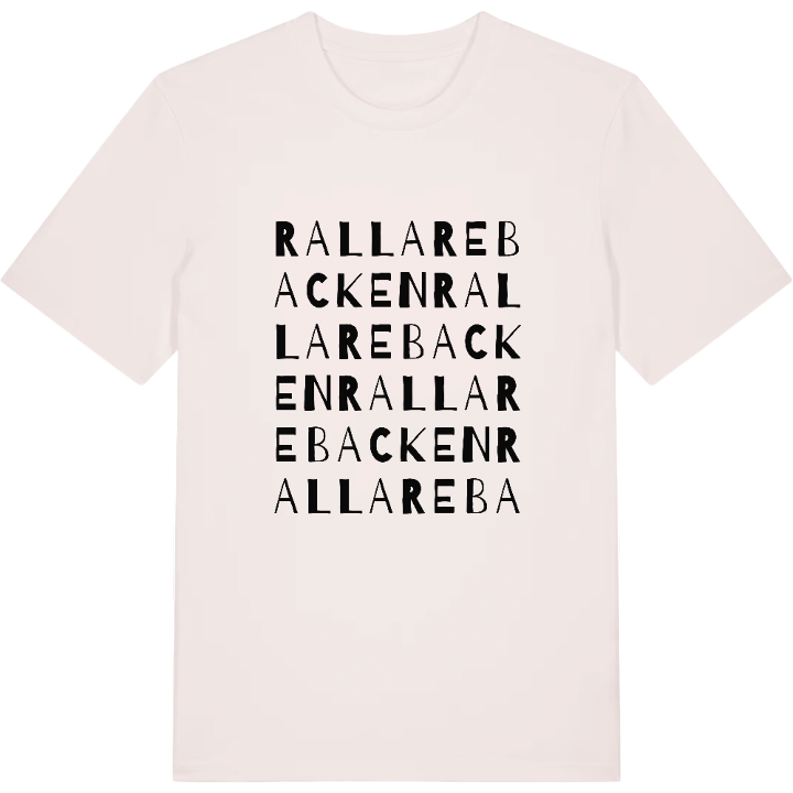 Rallarebacken ordlek t-shirt – t-shirt från PinShirt