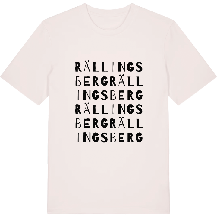 Rällingsberg ordlek t-shirt – t-shirt från PinShirt