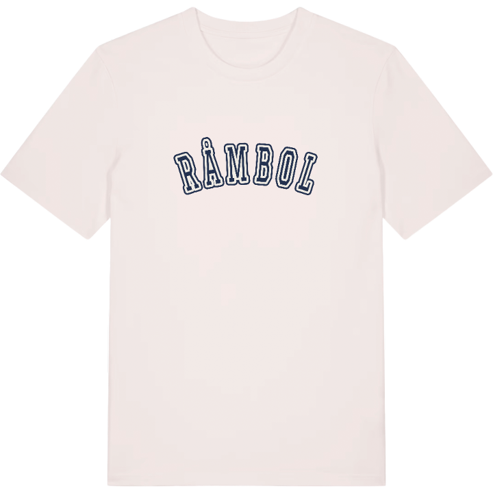 Råmbol college t-shirt – t-shirt från PinShirt