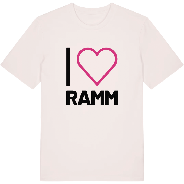 Jag älskar Ramm t-shirt stort tryck – t-shirt från PinShirt