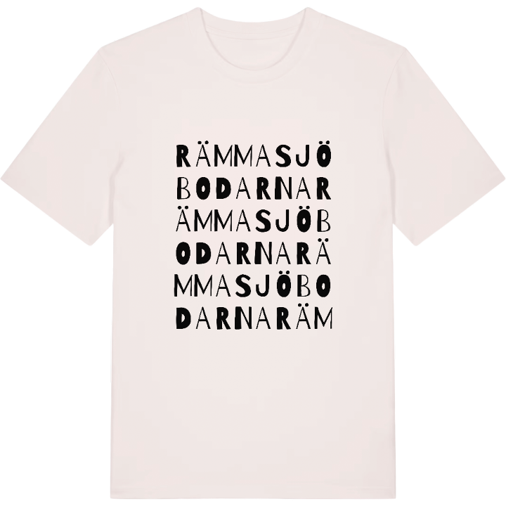 Rämmasjöbodarna ordlek t-shirt – t-shirt från PinShirt