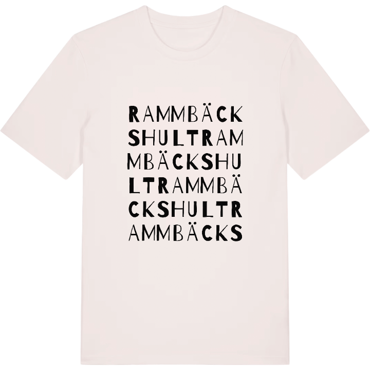 Rammbäckshult ordlek t-shirt – t-shirt från PinShirt