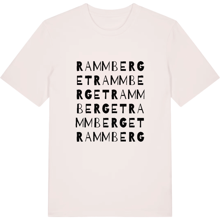 Rammberget ordlek t-shirt – t-shirt från PinShirt
