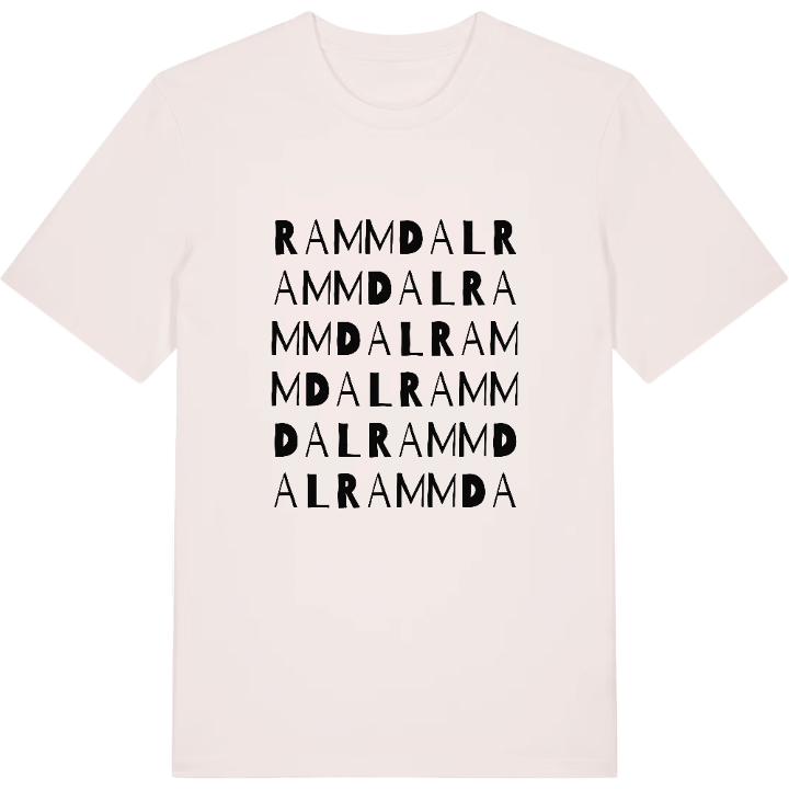 Rammdal ordlek t-shirt – t-shirt från PinShirt
