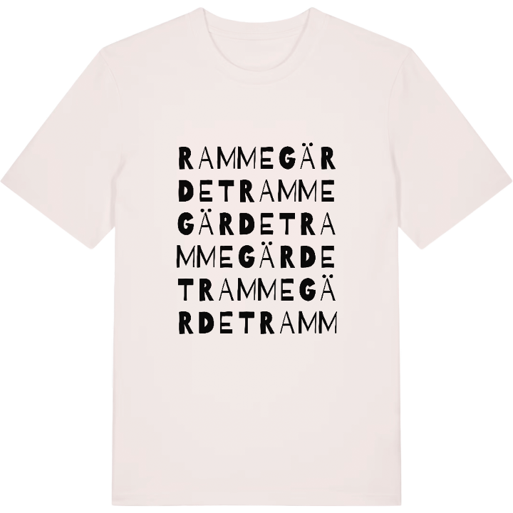 Rammegärdet ordlek t-shirt – t-shirt från PinShirt