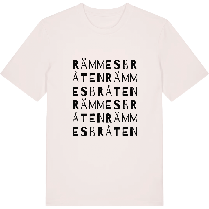 Rämmesbråten ordlek t-shirt – t-shirt från PinShirt