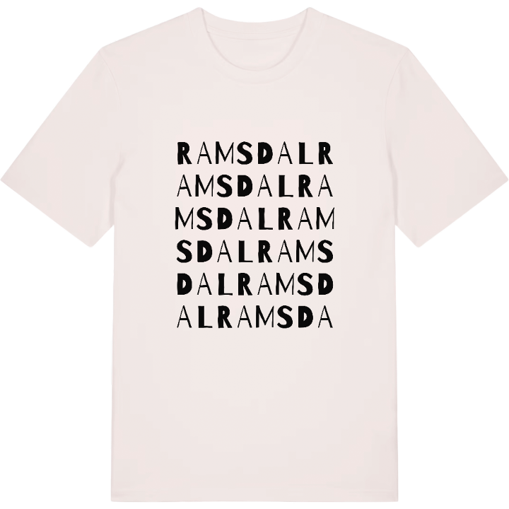 Ramsdal ordlek t-shirt – t-shirt från PinShirt