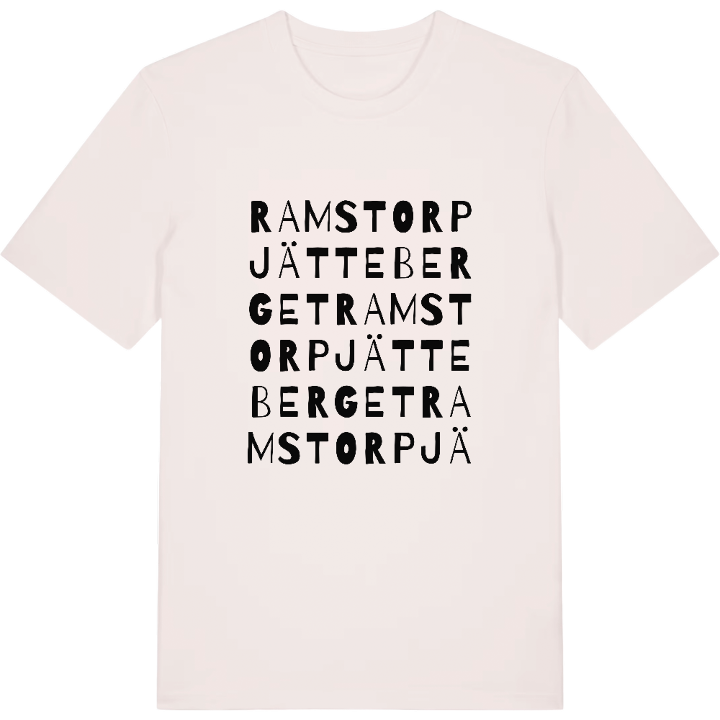 Ramstorp Jätteberget ordlek t-shirt – t-shirt från PinShirt