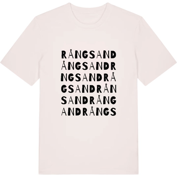 Rångsand ordlek t-shirt – t-shirt från PinShirt