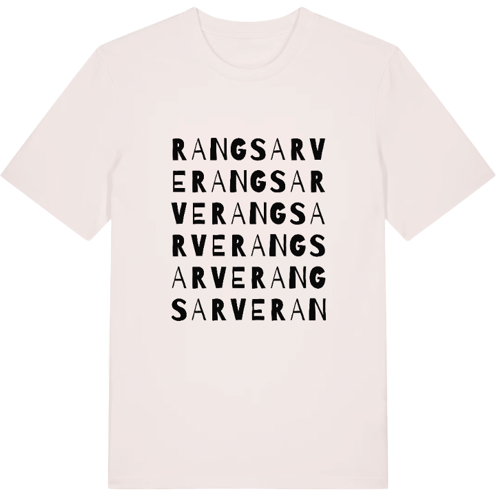 Rangsarve ordlek t-shirt – t-shirt från PinShirt