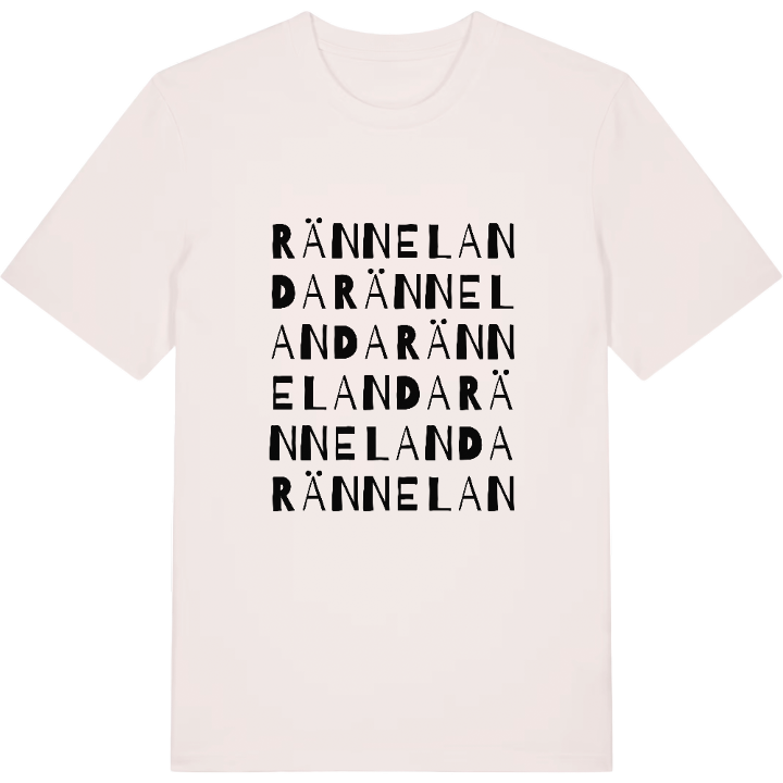 Rännelanda ordlek t-shirt – t-shirt från PinShirt