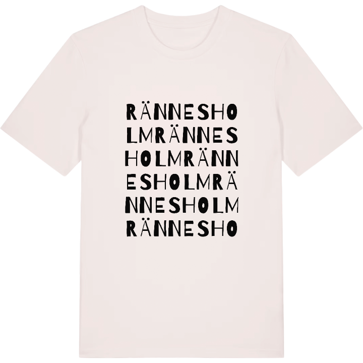 Rännesholm ordlek t-shirt – t-shirt från PinShirt
