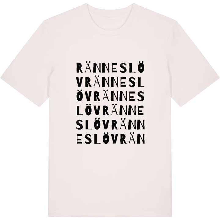 Ränneslöv ordlek t-shirt – t-shirt från PinShirt