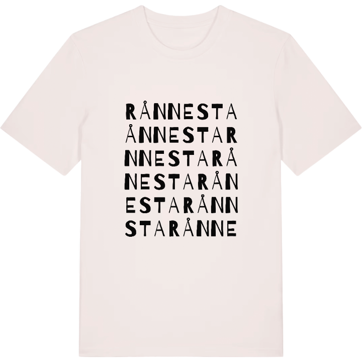 Rånnesta ordlek t-shirt – t-shirt från PinShirt