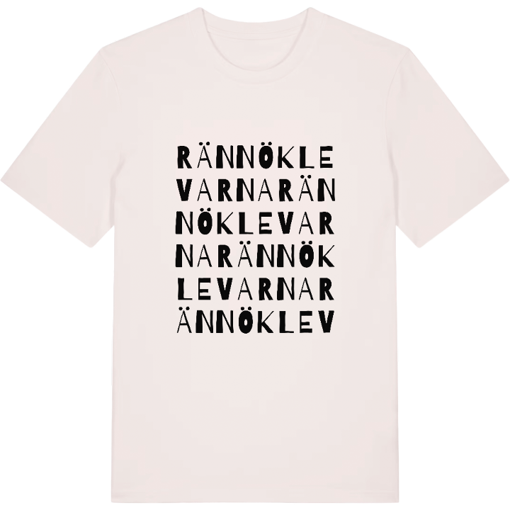 Rännöklevarna ordlek t-shirt – t-shirt från PinShirt