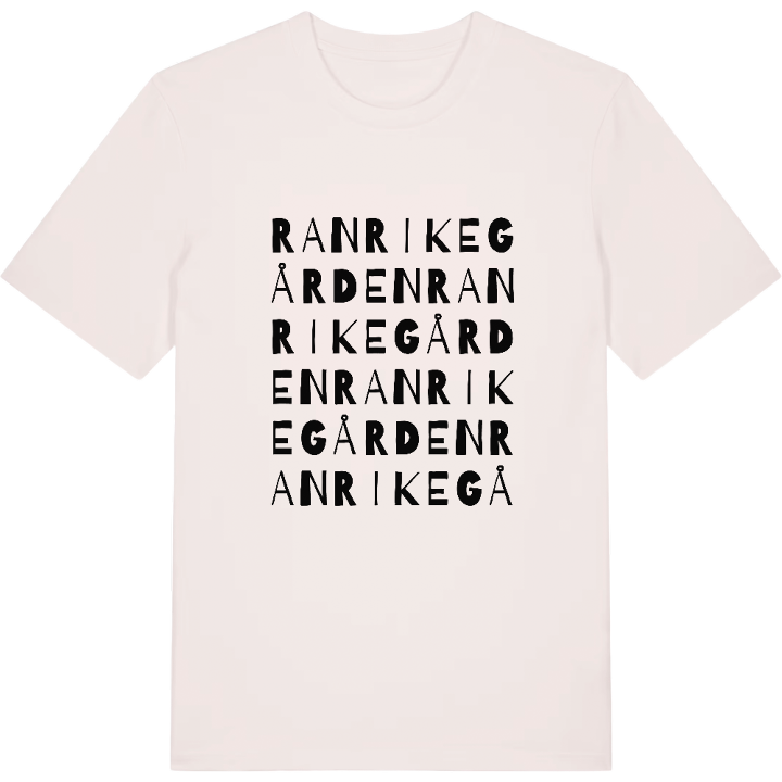 Ranrikegården ordlek t-shirt – t-shirt från PinShirt