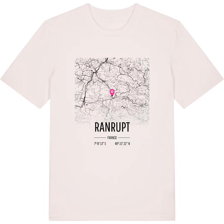 Ranrupt karta t-shirt – t-shirt från PinShirt