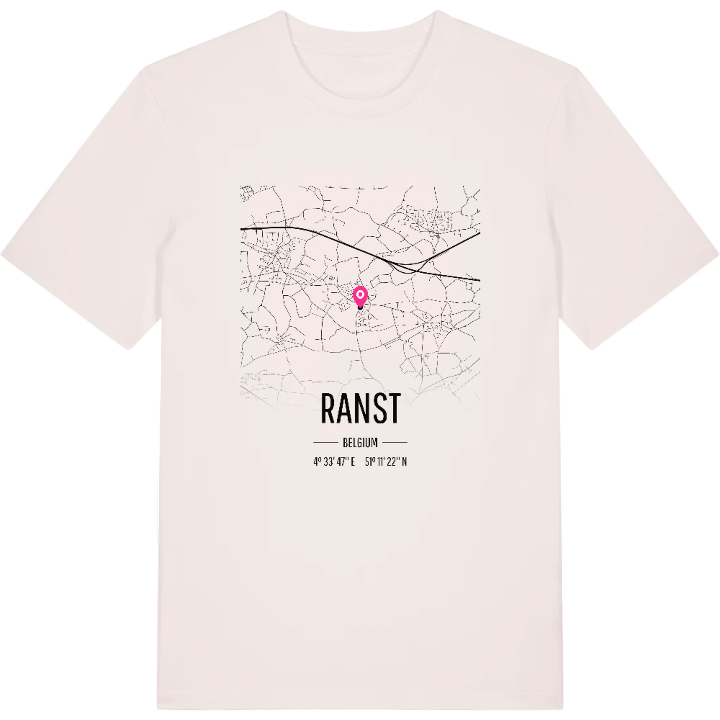 Ranst karta t-shirt – t-shirt från PinShirt