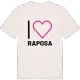 Jag älskar Raposa t-shirt stort tryck