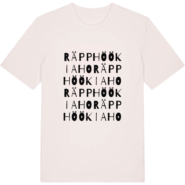 Räpphöökiaho ordlek t-shirt – t-shirt från PinShirt