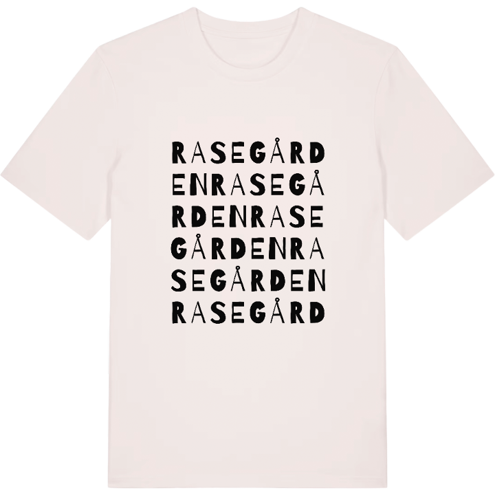 Rasegården ordlek t-shirt – t-shirt från PinShirt