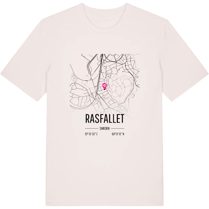 Rasfallet karta t-shirt – t-shirt från PinShirt