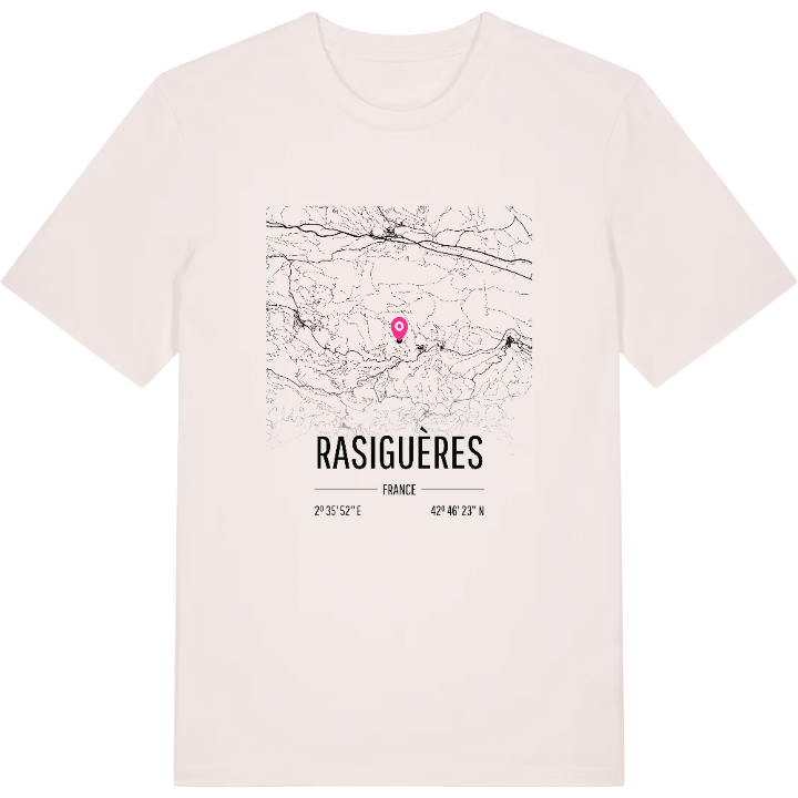 Rasiguères karta t-shirt – t-shirt från PinShirt
