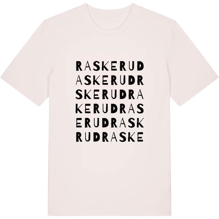 Raskerud ordlek t-shirt – t-shirt från PinShirt