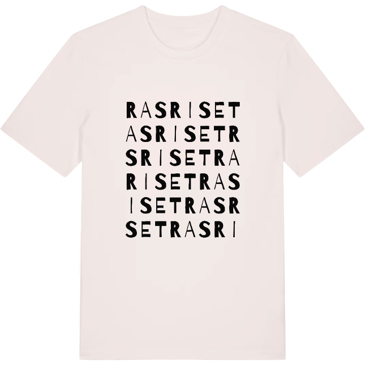 Rasriset ordlek t-shirt – t-shirt från PinShirt