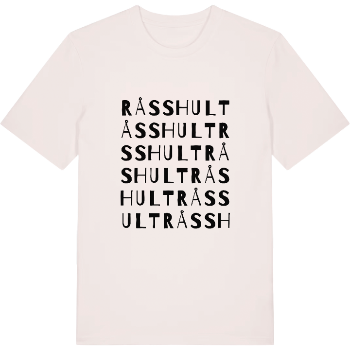 Råsshult ordlek t-shirt – t-shirt från PinShirt