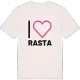 Jag älskar Rasta t-shirt stort tryck
