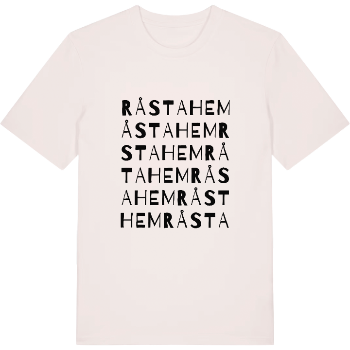 Råstahem ordlek t-shirt – t-shirt från PinShirt