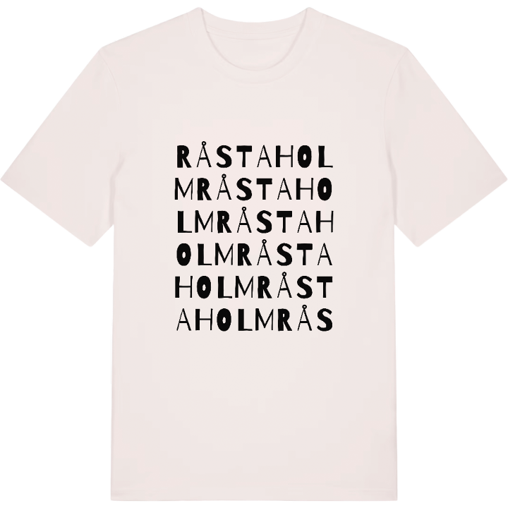 Råstaholm ordlek t-shirt – t-shirt från PinShirt