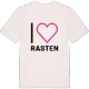 Jag älskar Rasten t-shirt stort tryck