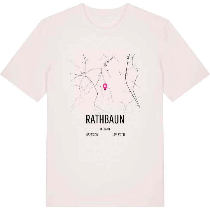 Rathbaun karta t-shirt – t-shirt från PinShirt