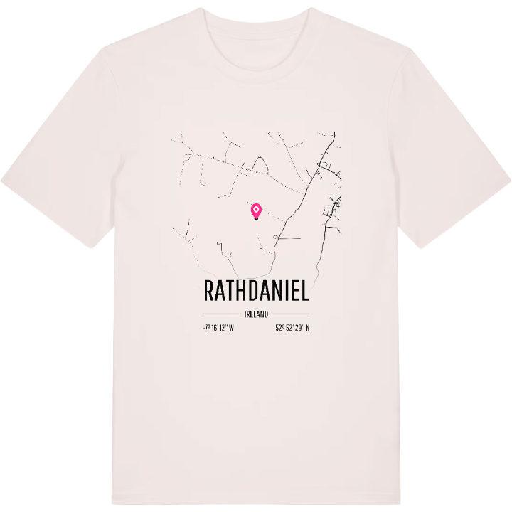 Rathdaniel karta t-shirt – t-shirt från PinShirt