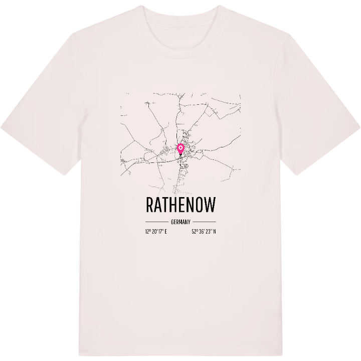 Rathenow karta t-shirt – t-shirt från PinShirt