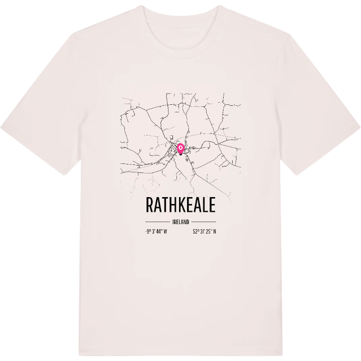 Rathkeale karta t-shirt – t-shirt från PinShirt