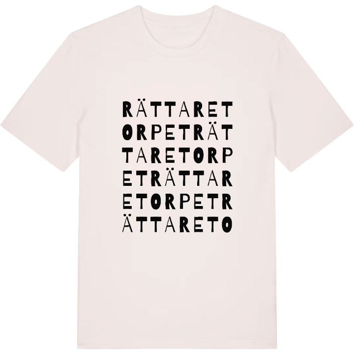 Rättaretorpet ordlek t-shirt – t-shirt från PinShirt