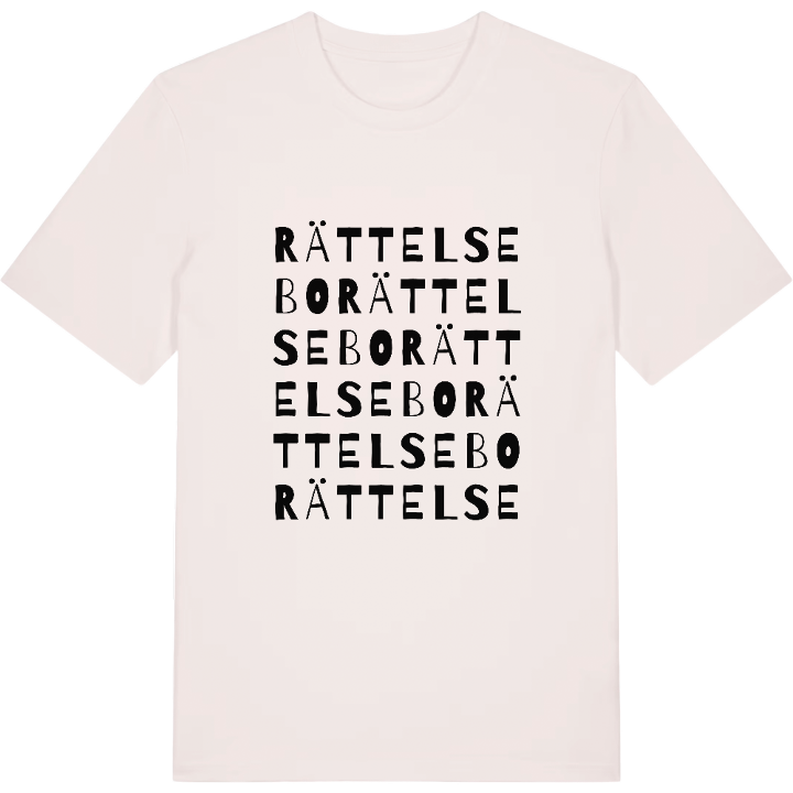 Rättelsebo ordlek t-shirt – t-shirt från PinShirt