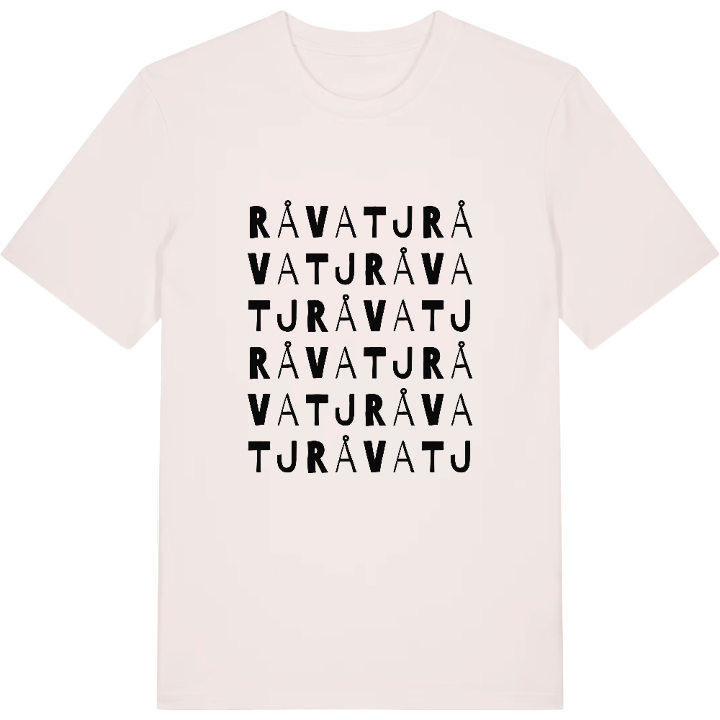 Råvatj ordlek t-shirt – t-shirt från PinShirt