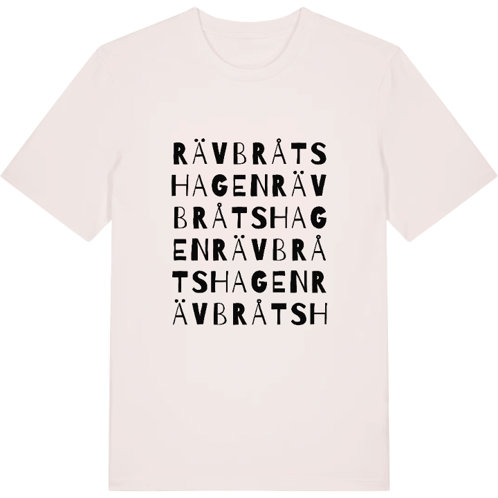 Rävbråtshagen ordlek t-shirt – t-shirt från PinShirt