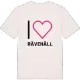 Jag älskar Rävehäll t-shirt stort tryck