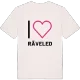 Jag älskar Räveled t-shirt stort tryck