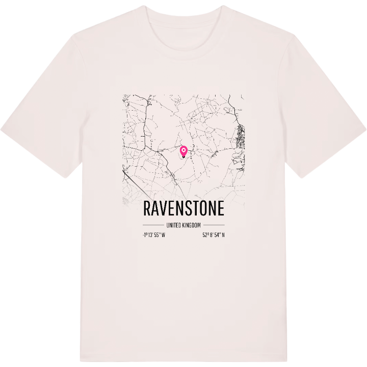 Ravenstone karta t-shirt – t-shirt från PinShirt