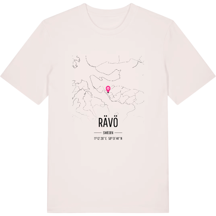 Rävö karta t-shirt – t-shirt från PinShirt