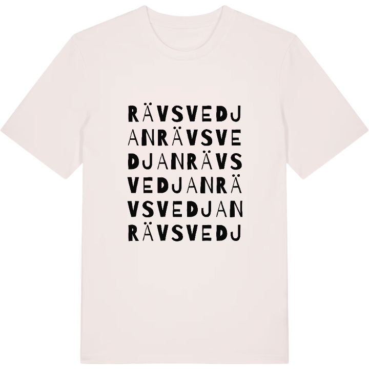 Rävsvedjan ordlek t-shirt – t-shirt från PinShirt